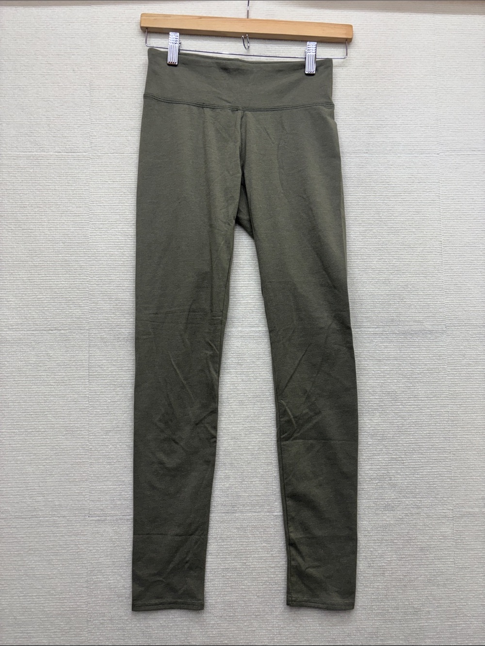 New Aerie | small petite long Olive Green Stretch Leggings